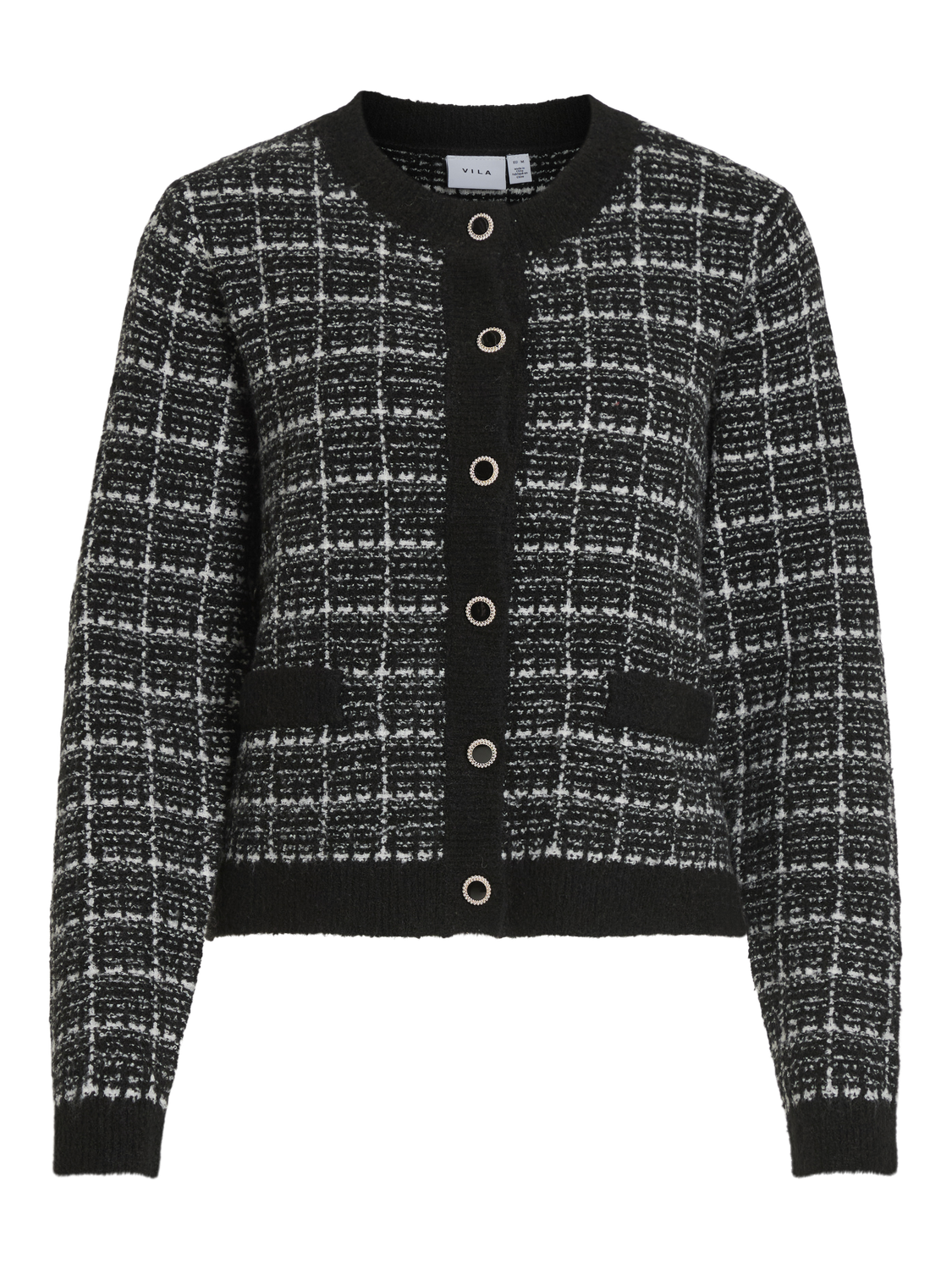 VIAUDREY Knit Cardigan - Black